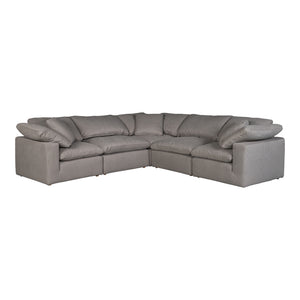 Moe's Home Terra Sectional in Light Grey (32' x 114' x 114') - YJ-1017-29