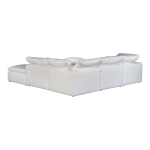 Moe's Home Terra Sectional in Cream (32' x 114' x 114') - YJ-1018-05