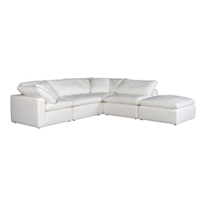 Moe's Home Terra Sectional in Cream (32' x 114' x 114') - YJ-1018-05