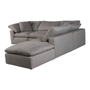 Moe's Home Terra Sectional in Light Grey (32' x 114' x 114') - YJ-1018-29