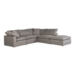 Moe's Home Terra Sectional in Light Grey (32' x 114' x 114') - YJ-1018-29