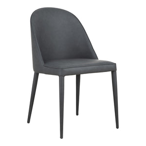 Moe's Home Burton Dining Chair in Faded Black (32.5' x 18.5' x 22.5') - YM-1002-07
