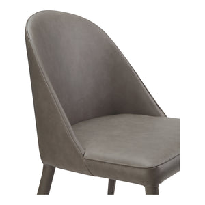 Moe's Home Burton Dining Chair in Dark Grey (33' x 19' x 22') - YM-1002-26