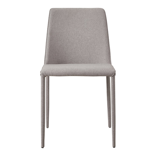 Moe's Home Nora Dining Chair in Light Grey (33.5" x 17.75" x 22") - YM-1003-15