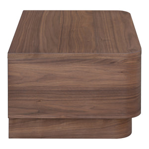 Moe's Home Round Nightstand in Walnut (11' x 20' x 15') - YR-1001-03