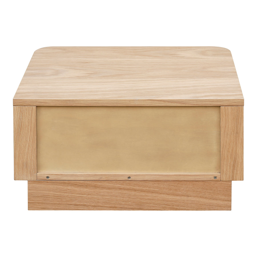 Moe's Home Round Nightstand in Light Brown (11' x 20' x 15') - YR-1001-21