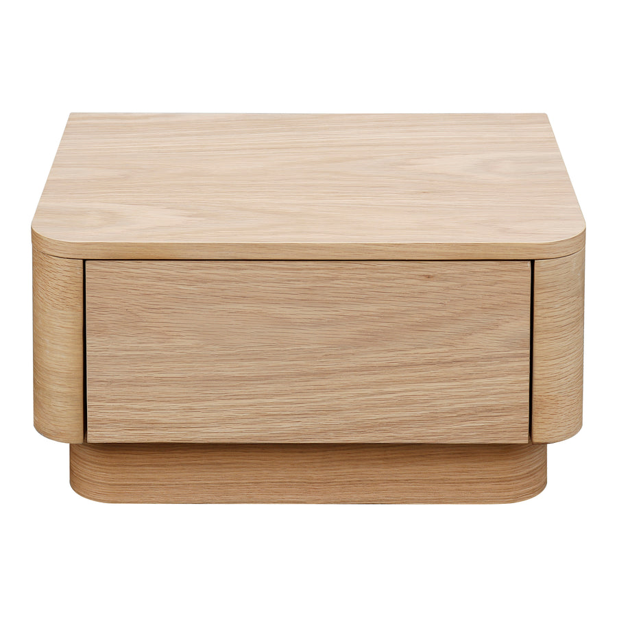 Moe's Home Round Nightstand in Light Brown (11' x 20' x 15') - YR-1001-21