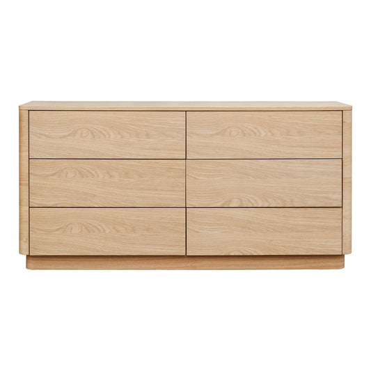 Moe's Home Round Dresser in Light Brown (30" x 60" x 19") - YR-1003-21