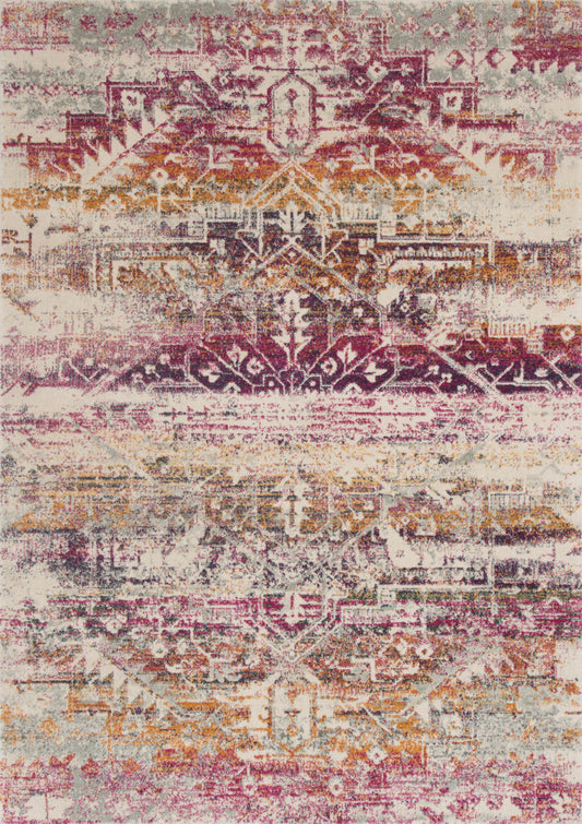 Zehla Rug in Sunset & Ivory