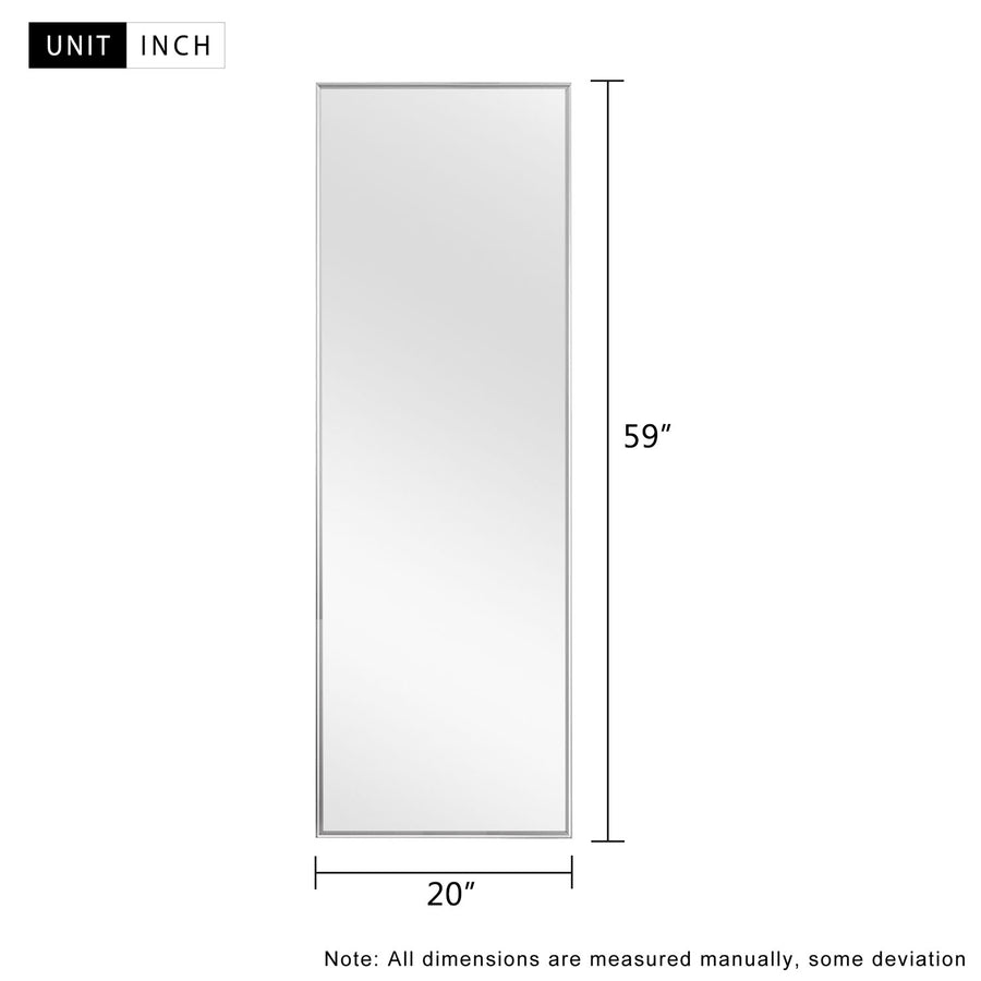59-in H x 20-in W Wall Mirror