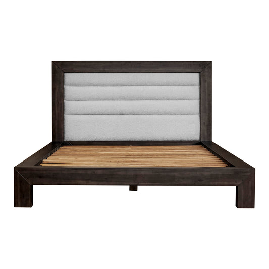 Moe's Home Ashcroft Bed in Grey (48" x 72" x 87") - ZT-1030-25