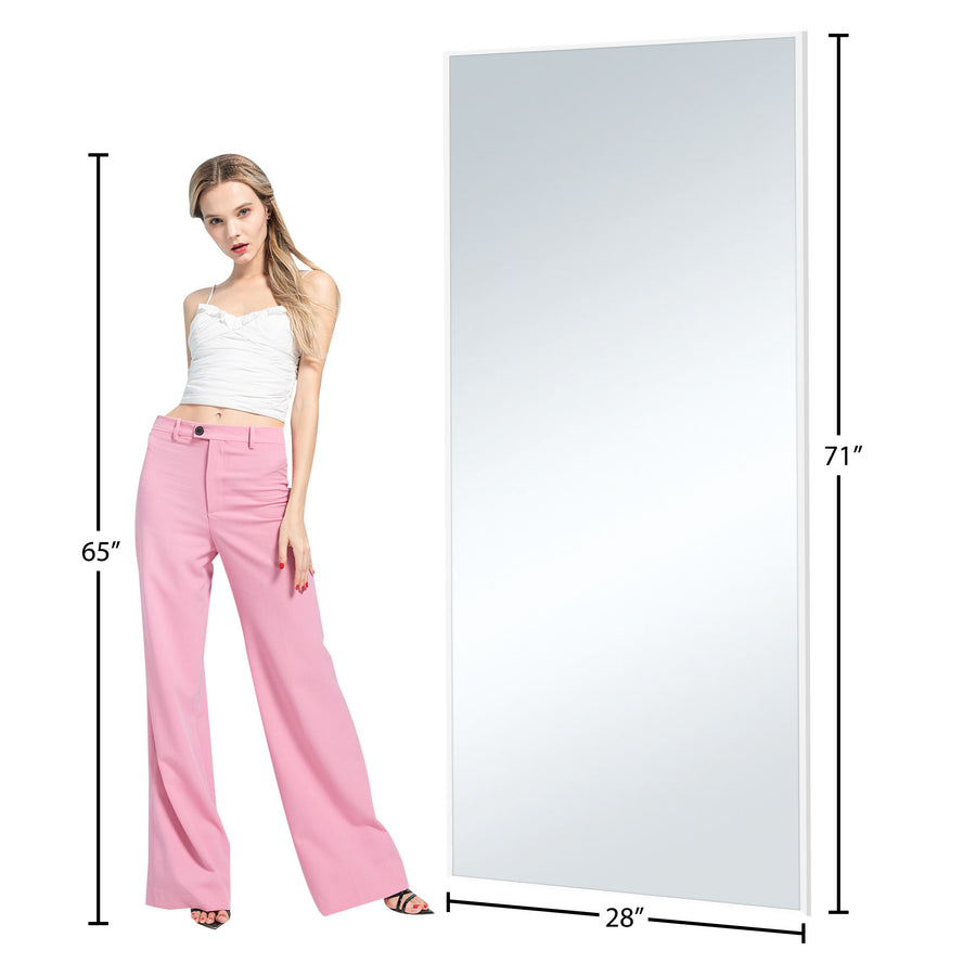 71-in H x 28-in W Metal Framed Full Length Oversized Mirror