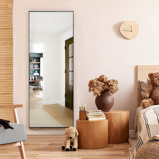 65" x 22" Iron Framed Full-Length Mirror