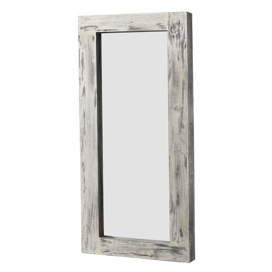 71-in H x 31-in W Oversized Wood Mirror