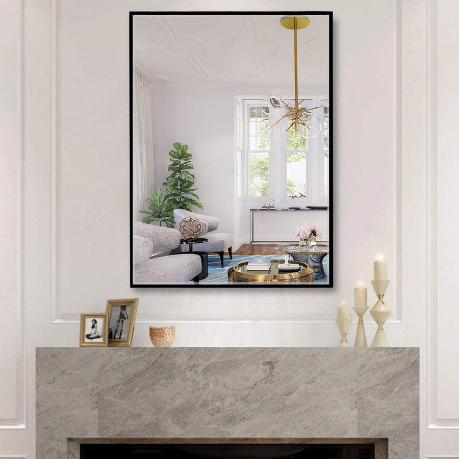 30-in H x 21-in W Wall Mirror