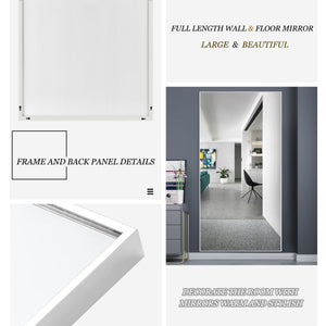 71-in H x 28-in W Metal Framed Full Length Oversized Mirror