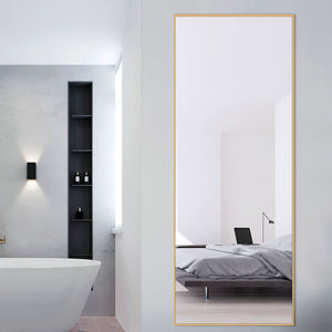 71-in H x 24-in W Metal Framed Full Length Oversized Mirror