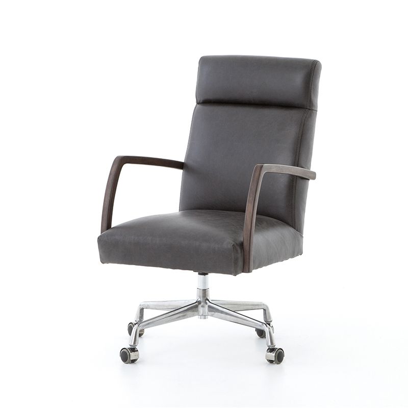 Bryson Desk Chair in Chaps Ebony (23.25