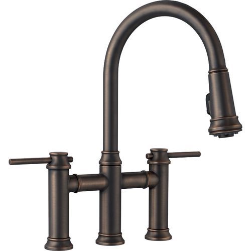 Blanco  Empressa Two-Handle Pull-Down Kitchen Faucet in Oil Rubbed Bronze