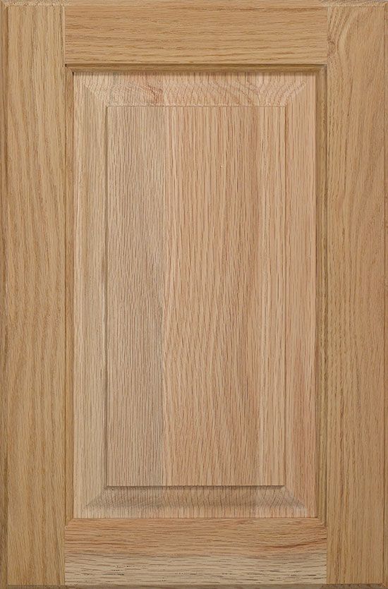 natural red oak cabinet door