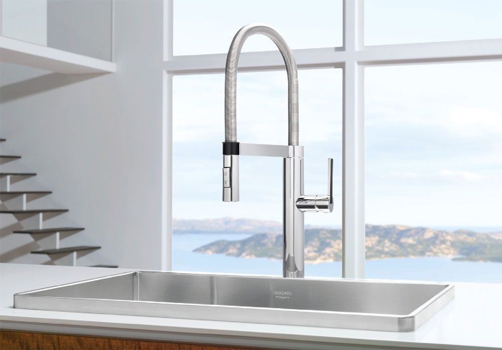 Culinary award-winning blanco faucet