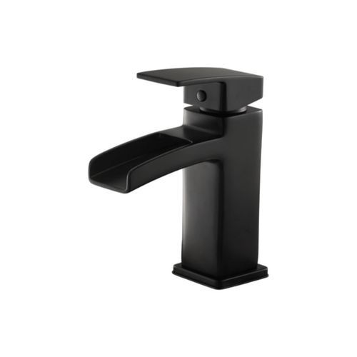 Pfister  Kenzo Single-Handle Waterfall Bathroom Faucet in Matte Black
