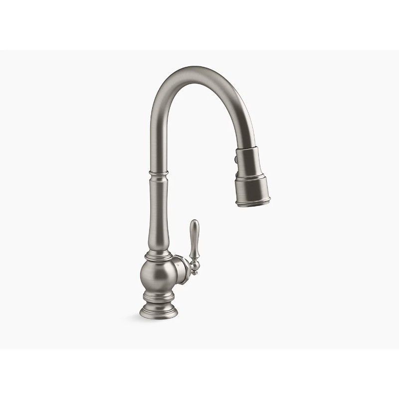 Kohler Artifacts Pull-Down Touchless Kitchen Faucet in Vibrant Stainless