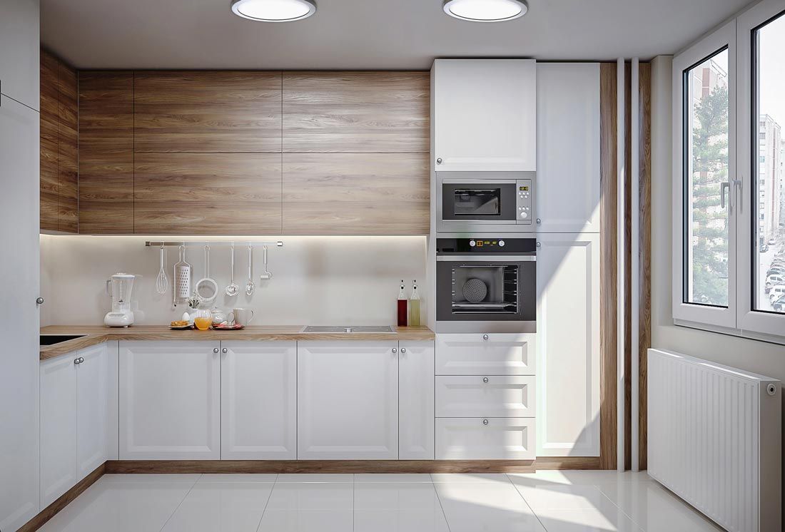contemporary flat panel cabinets