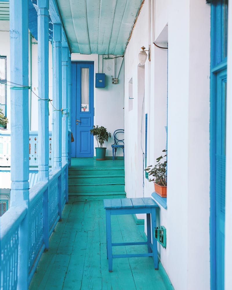 Greek mediterranean color scheme