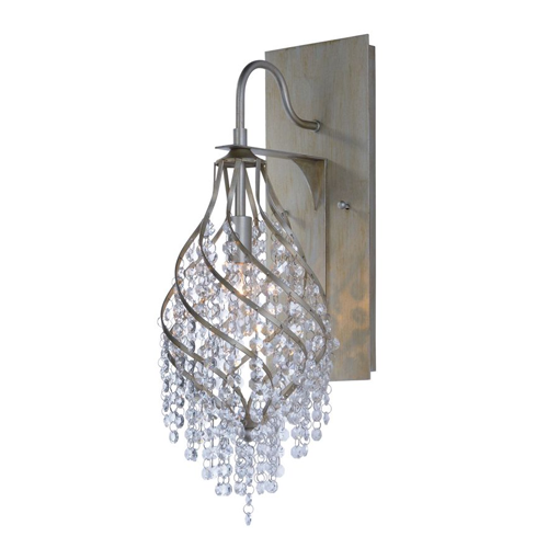 light fixture with crystals, ideal for boho spaces