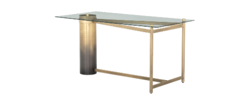 glass desk