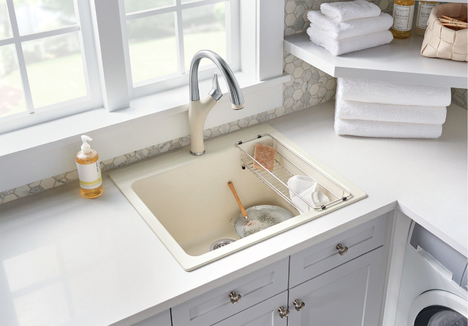 small-sized laundry sink