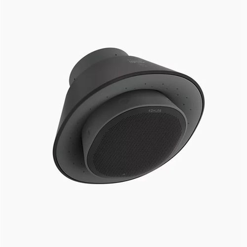 Kohler  Moxie 1.75 gpm Bluetooth Showerhead Speaker with Amazon Alexa in Matte Black