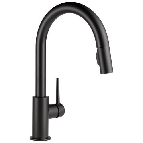 Delta  Trinsic Pull-Down Kitchen Faucet in Matte Black