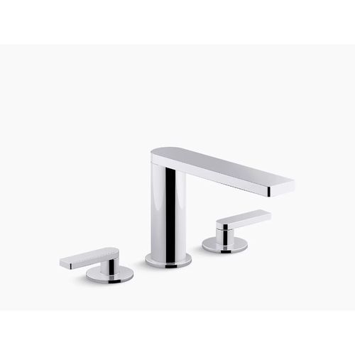 Kohler  Composed Two-Handle Widespread Bathroom Faucet in Polished Chrome