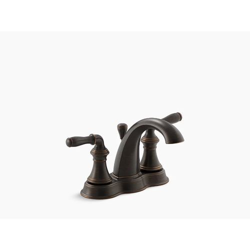 Kohler  Devonshire Two-Handle Centerset Bathroom Faucet in Oil-Rubbed Bronze