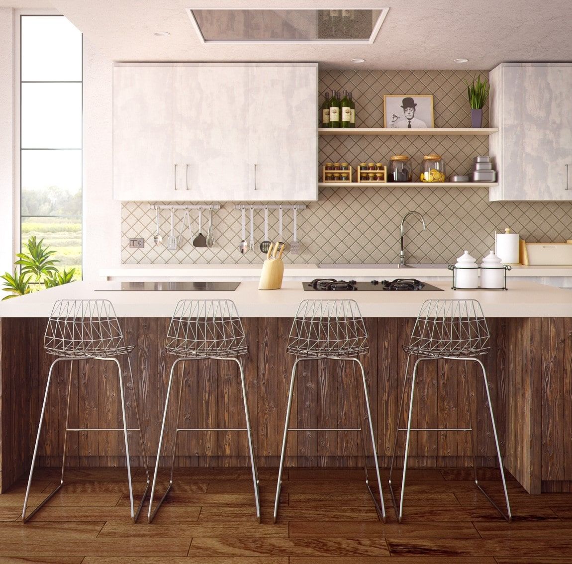 kitchen floor wood texture