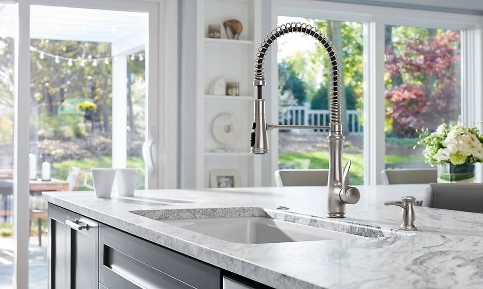 new kitchen faucet, an easy upgrade to the home that increases value