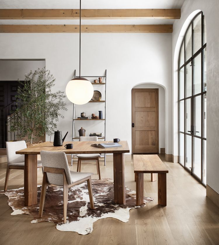 single globe pendant in kitchen