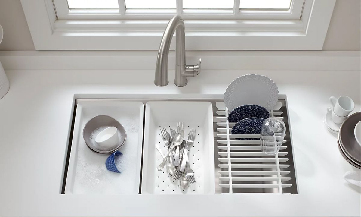kohler kitchen sink with accessories