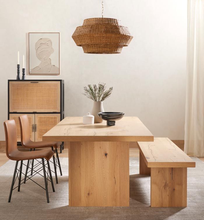 Japandi dining table