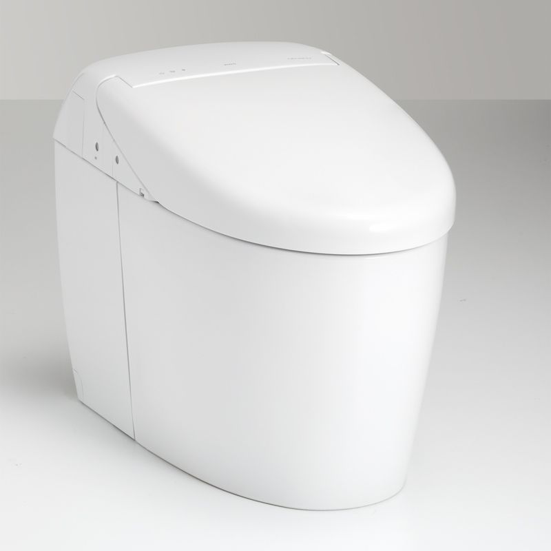 Toto  Neorest RH Elongated Dual-Flush Integrated Bidet Seat One-Piece Toilet in Cotton White