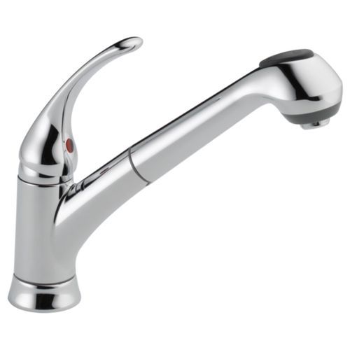 Delta  Foundations Pull-Out Kitchen Faucet in Chrome