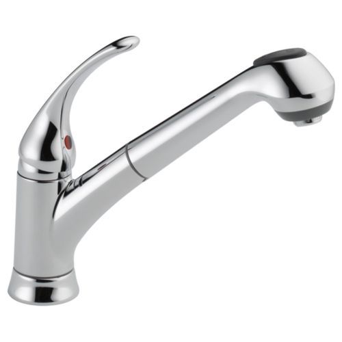  Delta  Foundations Pull-Out Kitchen Faucet in Chrome