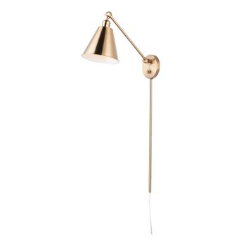 Library Brass Wall Sconce