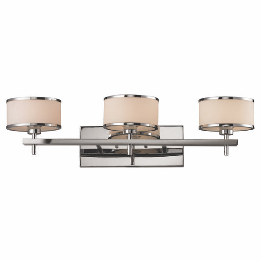 Utica 29" 3 Light Vanity Light in Polished Chrome