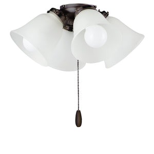 Basic-Max 4 Light Ceiling Fan Light Kit in Oil Rubbed Bronze