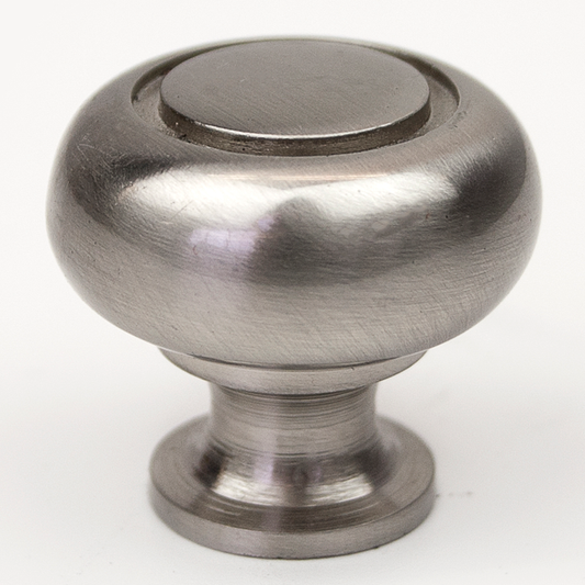 1.13" Wide Modern Traditional Round in Satin Nickel from Select Collection