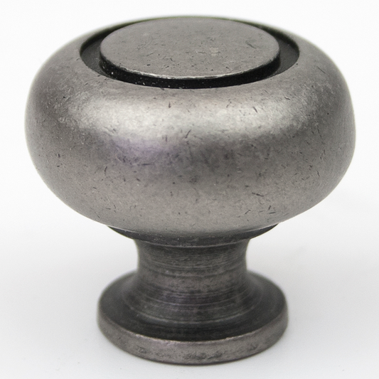 1.13" Wide Modern Traditional Round in Weathered Nickel from Select Collection