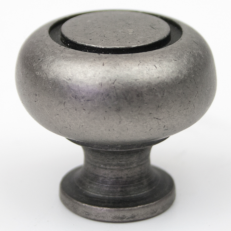1.13' Wide Modern Traditional Round in Weathered Nickel from Select Collection